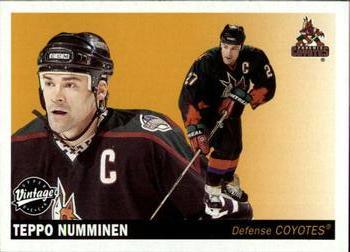 #192 Teppo Numminen - Phoenix Coyotes - 2002-03 Upper Deck Vintage Hockey