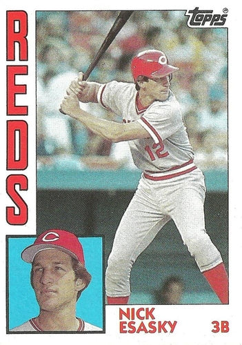 #192 Nick Esasky - Cincinnati Reds - 1984 Topps Baseball