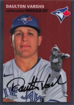 #192 Daulton Varsho - Toronto Blue Jays - 2023 Topps Chrome Platinum Anniversary Baseball