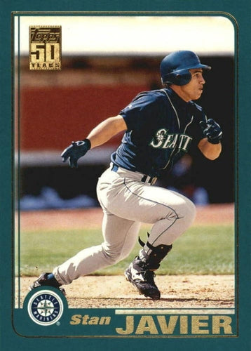 #192 Stan Javier - Seattle Mariners - 2001 Topps Baseball
