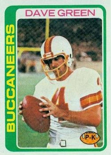 #192 Dave Green - Tampa Bay Buccaneers - 1978 Topps Football