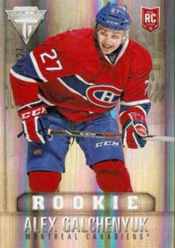 #192 Alex Galchenyuk - Montreal Canadiens - 2013-14 Panini Titanium Hockey