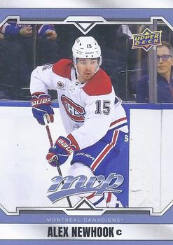 #192 Alex Newhook - Montreal Canadiens - 2024-25 Upper Deck MVP Hockey