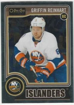 #192b Griffin Reinhart - New York Islanders - 2014-15 O-Pee-Chee Platinum Hockey