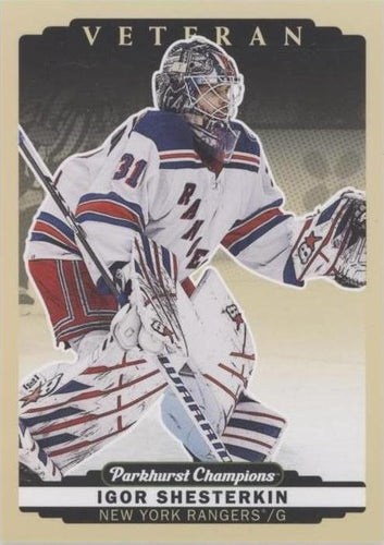#192b Igor Shesterkin - New York Rangers - 2022-23 Parkhurst Champions Hockey