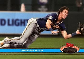 #192c Christian Yelich - Milwaukee Brewers - 2022 Stadium Club Baseball