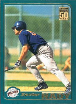 #T193 Xavier Nady - San Diego Padres - 2001 Topps Traded & Rookies Baseball