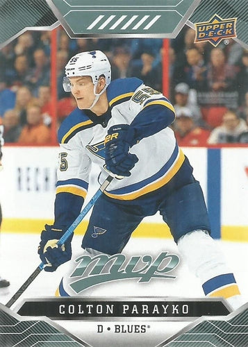 #193 Colton Parayko - St. Louis Blues - 2019-20 Upper Deck MVP Hockey