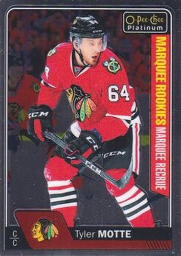 #193 Tyler Motte - Chicago Blackhawks - 2016-17 O-Pee-Chee Platinum Hockey