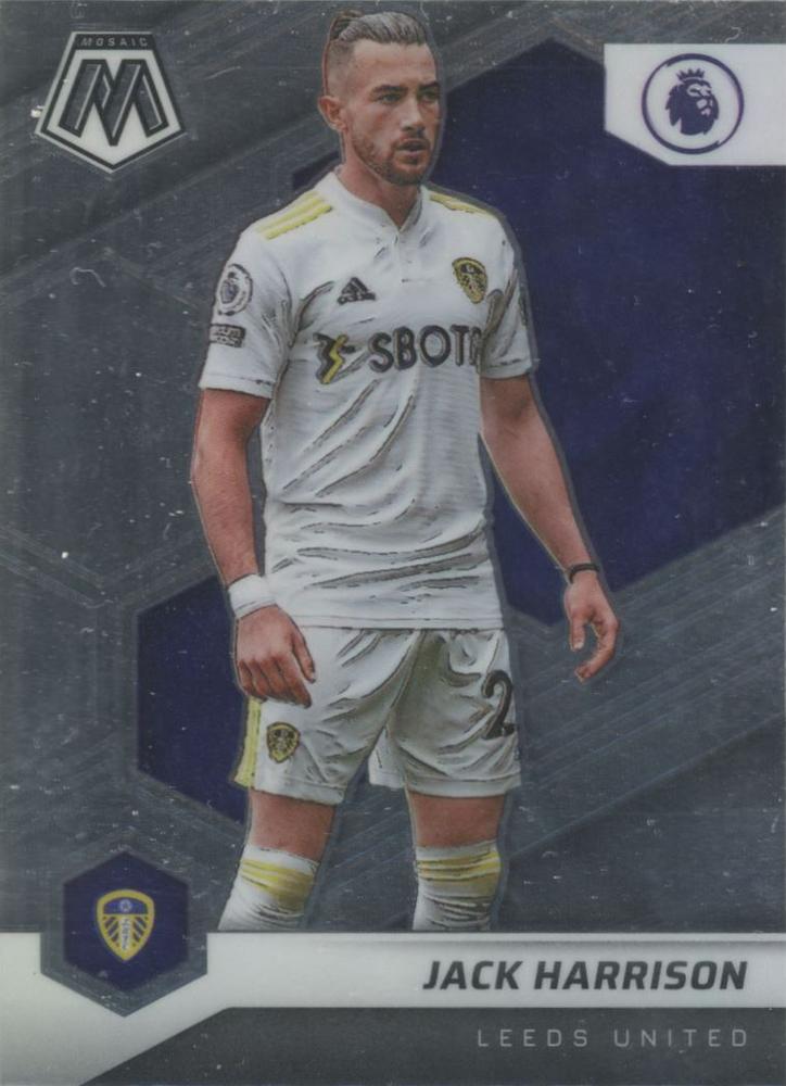 #193 Jack Harrison - Leeds United - 2021-22 Panini Mosaic Premier League Soccer