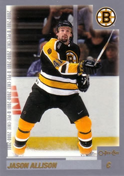 #193 Jason Allison - Boston Bruins - 2000-01 O-Pee-Chee Hockey