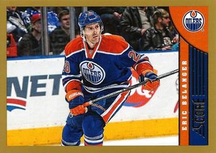 #193 Eric Belanger - Edmonton Oilers - 2013-14 Score - Gold Hockey