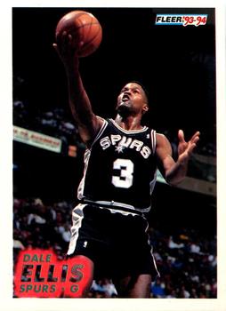 #193 Dale Ellis - San Antonio Spurs - 1993-94 Fleer Basketball