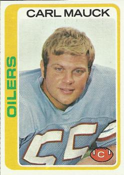#193 Carl Mauck - Houston Oilers - 1978 Topps Football