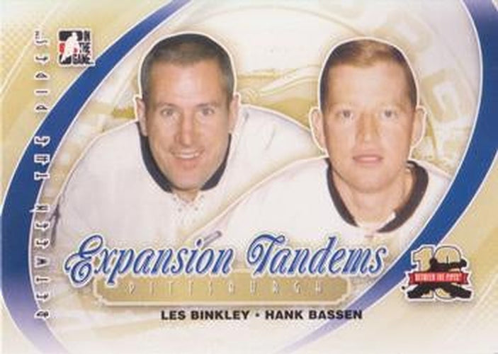 #193 Les Binkley / Hank Bassen - Pittsburgh Penguins - 2011-12 In The Game Between The Pipes Hockey