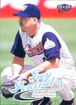 #193 Troy Percival - Anaheim Angels - 1999 Ultra Baseball