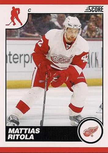#193 Mattias Ritola - Detroit Red Wings - 2010-11 Score Hockey