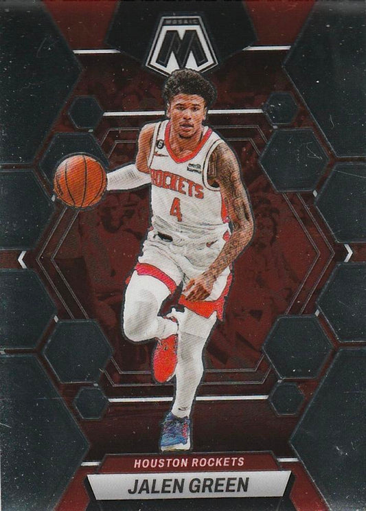 #193 Jalen Green - Houston Rockets - 2022-23 Panini Mosaic Basketball