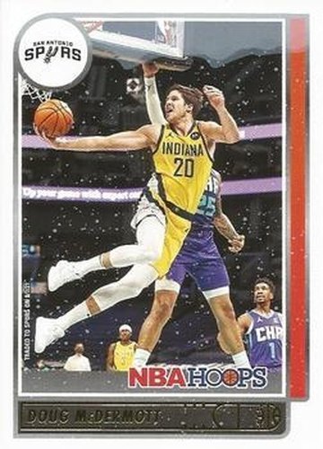 #193 Doug McDermott - San Antonio Spurs - 2021-22 Hoops Winter Basketball