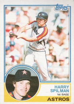 #193 Harry Spilman - Houston Astros - 1983 Topps Baseball