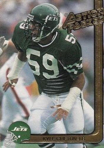 #193 Kyle Clifton - New York Jets - 1991 Action Packed Football