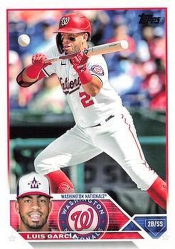 #193 Luis Garcia - Washington Nationals - 2023 Topps Baseball