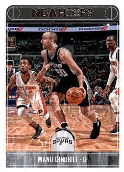 #193 Manu Ginobili - San Antonio Spurs - 2017-18 Hoops Basketball