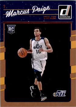 #193 Marcus Paige - Utah Jazz - 2016-17 Donruss Basketball