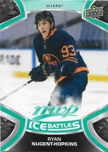 #193 Ryan Nugent-Hopkins - Edmonton Oilers - 2021-22 Upper Deck MVP - Ice Battles Hockey