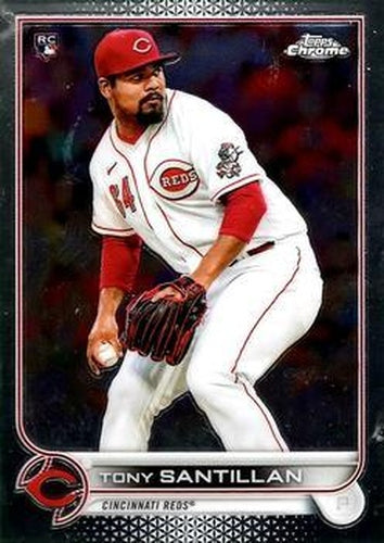#193 Tony Santillan - Cincinnati Reds - 2022 Topps Chrome Baseball