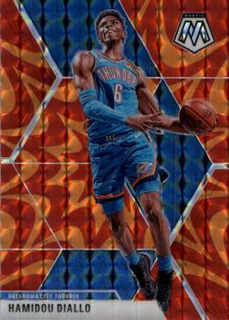 #193 Hamidou Diallo - Oklahoma City Thunder - 2019-20 Panini Mosaic - Reactive Orange Basketball