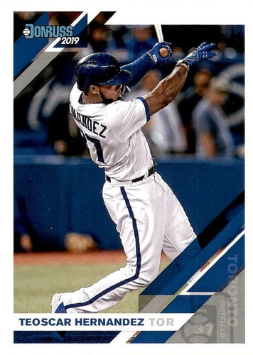 #193 Teoscar Hernandez - Toronto Blue Jays - 2019 Donruss Baseball
