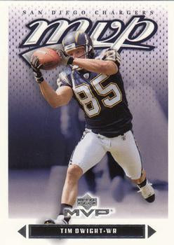 #193 Tim Dwight - San Diego Chargers - 2003 Upper Deck MVP Football