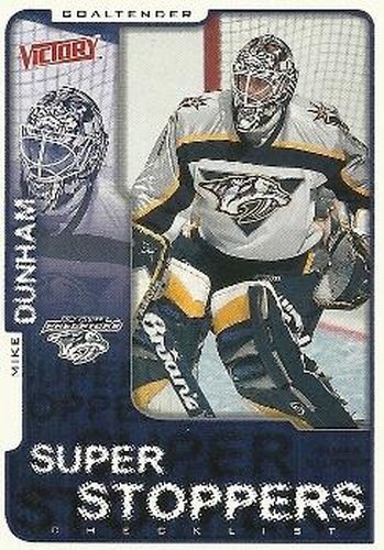 #193 Mike Dunham - Nashville Predators - 2001-02 Upper Deck Victory Hockey