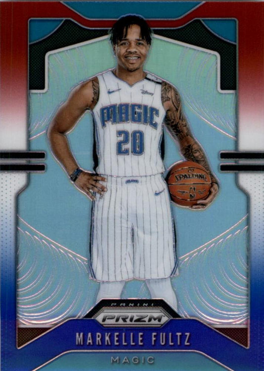 #193 Markelle Fultz - Orlando Magic - 2019-20 Panini Prizm - Prizms Red White and Blue Basketball