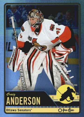 #193 Craig Anderson - Ottawa Senators - 2012-13 O-Pee-Chee - Rainbow Hockey