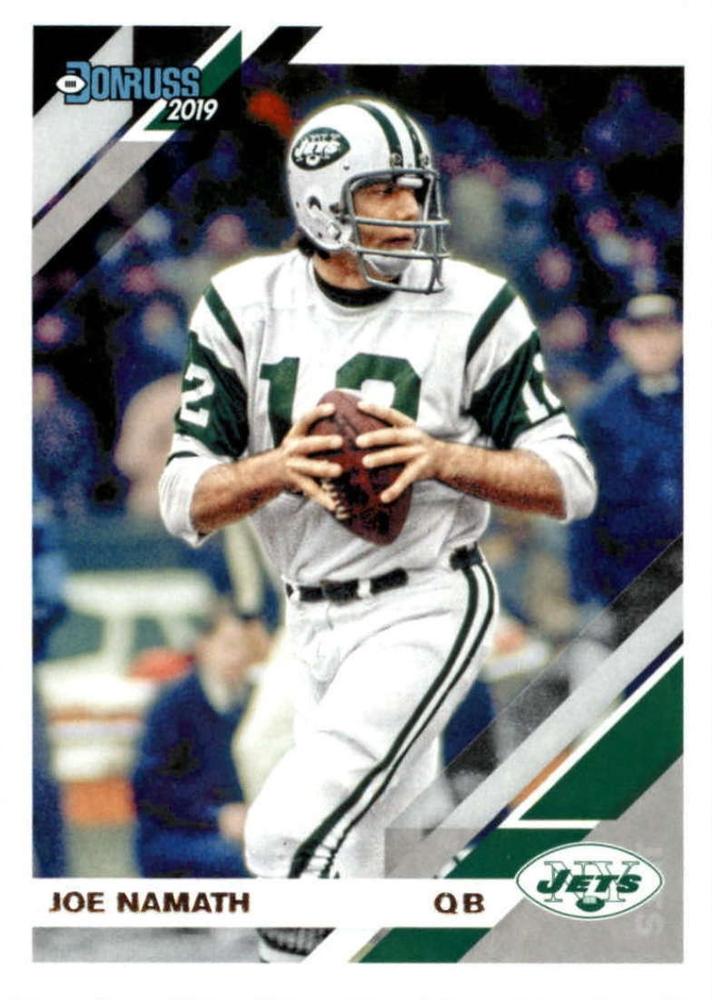 #193 Joe Namath - New York Jets - 2019 Donruss Football