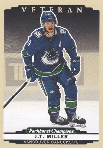#193 J.T. Miller - Vancouver Canucks - 2022-23 Parkhurst Champions Hockey