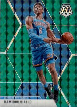 #193 Hamidou Diallo - Oklahoma City Thunder - 2019-20 Panini Mosaic - Green Prizm Basketball