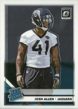 #193 Josh Allen - Jacksonville Jaguars - 2019 Donruss Optic Football