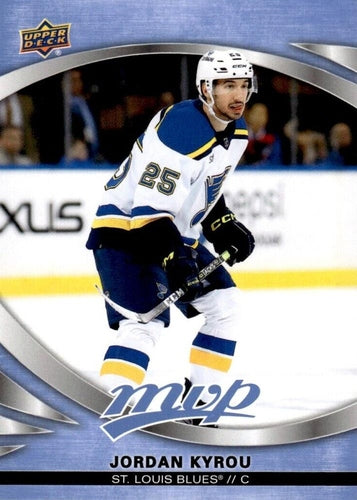 #193 Jordan Kyrou - St. Louis Blues - 2023-24 Upper Deck MVP - Ice Battles Hockey