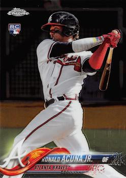 #193 Ronald Acuna Jr. - Atlanta Braves - 2018 Topps Chrome Baseball