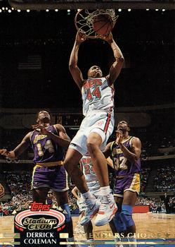 #193 Derrick Coleman - New Jersey Nets - 1992-93 Stadium Club Basketball