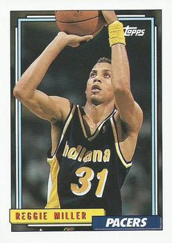 #193 Reggie Miller - Indiana Pacers - 1992-93 Topps Basketball