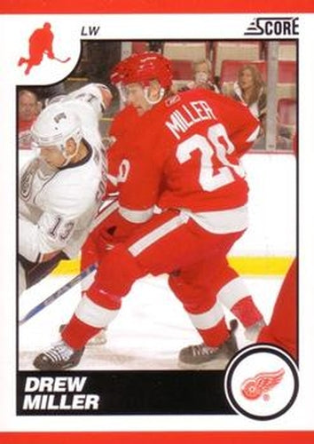 #194 Drew Miller - Detroit Red Wings - 2010-11 Score Hockey