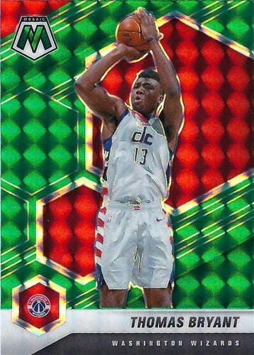 #194 Thomas Bryant - Washington Wizards - 2020-21 Panini Mosaic - Mosaic Green Basketball
