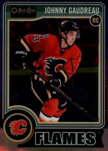 #194a Johnny Gaudreau - Calgary Flames - 2014-15 O-Pee-Chee Platinum Hockey