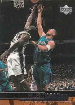 #194 Brad Miller - Charlotte Hornets - 1999-00 Upper Deck Basketball