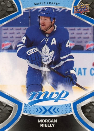 #194 Morgan Rielly - Toronto Maple Leafs - 2021-22 Upper Deck MVP - Blue Hockey