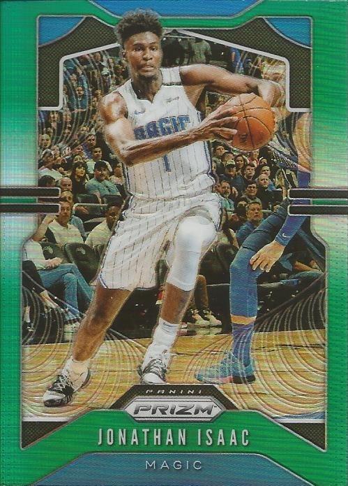 #194 Jonathan Isaac - Orlando Magic - 2019-20 Panini Prizm - Prizms Green Basketball